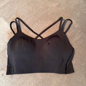 Lululemon Like a Cloud Longline Bra B/C cup Black Size 6